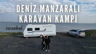 2023 Yılının Son Karavan Kampını Yaptık | Sarıyer'de denize sıfır karavan kampında 1 gece #vanlife