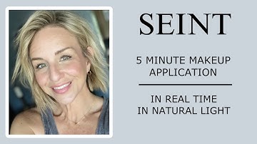 Seint Makeup || 5 minute natural looking makeup