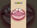 Would NOT Stop Licking Her Lips 💀 #animation #science #funny #makeup #comedy #skincare #lips #shorts