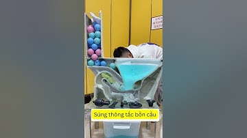 Súng thông tắc bồn cầu cực kỳ tiện lợi #