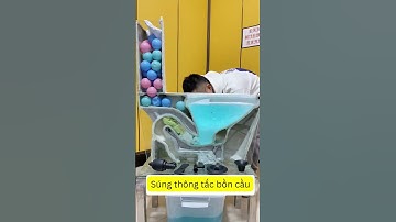 Súng thông tắc bồn cầu cực kỳ tiện lợi #
