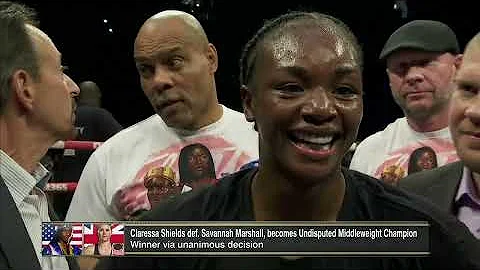 Claressa Shields Says She Beat Marshall With One E...
