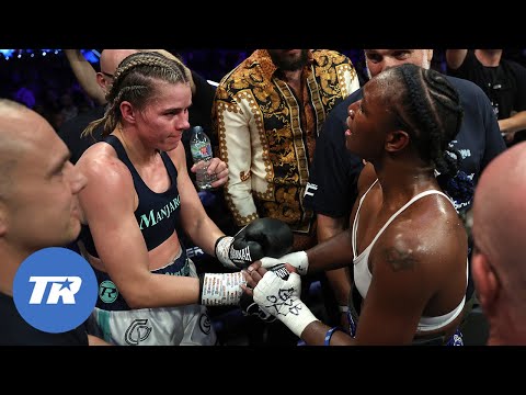 Claressa Shields Says She Beat Marshall With One Eye, Marshall Wants Rematch | POST-FIGHT INTERVIEW