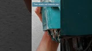 Makita rotary hammer! Quick replace graphite brushes!