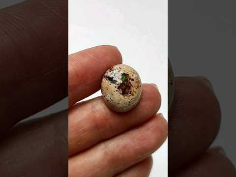 Опал матричний кабошон, камінь ювелірний природний для створення прикрас, видео 1