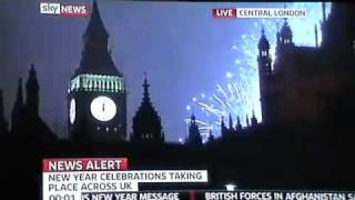 Happy New Year 2011 London Fireworks