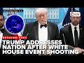 FULL STATEMENT: Trump recounts evacuation after shooting during White House Correspondents' Dinner