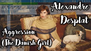 Alexandre Desplat - Aggression (The Danish Girl) [Piano Tutorial | Sheets | MIDI] Synthesia