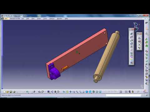 Catia V5 Angular constraint in assembly in Hindi