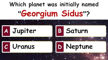 Solar System Quiz - Part 6/10 | 12 Questions | Space Quiz | Astronomy