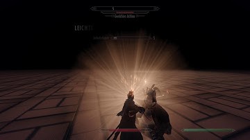 Skyrim Sekiro Combat - Genichiro Fight (showcasing Resurrection System & new spark effects)