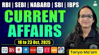 Current Affairs 18Th - 23Rd October 2025 Current Affairs Today Banking & Finance Ca Rbi Nabard
