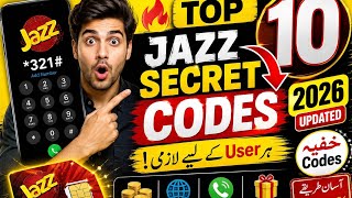 Top 10 Jazz SIM Secret Codes 2026 | Every Jazz User Must Know | Balance, MB & Offers screenshot 1