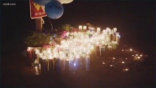 Vigil held for Anthony Womack who died at Sunset Cliffs