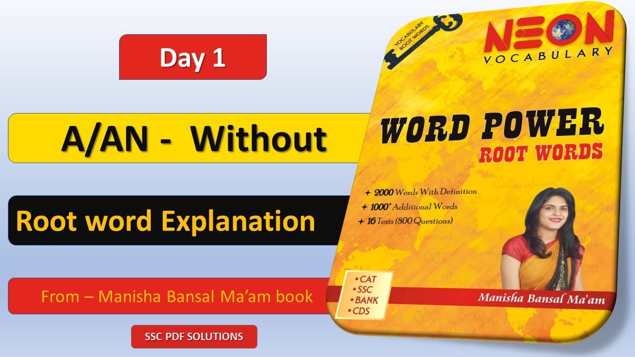 A AN Explanation Word Power Root Words Manisha Bansal Ma am Book s a-an-explanation-word-power-root-words-manisha-bansal-ma-am-book-s