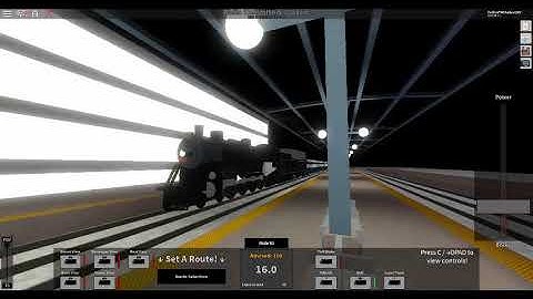 ROBLOX Rails Unlimited Polar Express Train at Orion before the Last Train