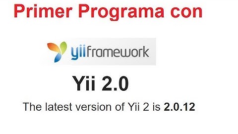 Empezando con Yii 2.0  Framework  ejemplo uno
