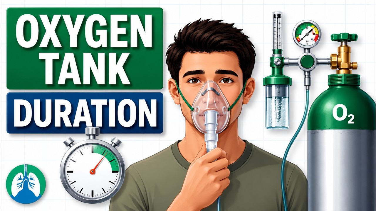 Oxygen Tank Duration | How Long Will an Oxygen Cylinder Last? - YouTube