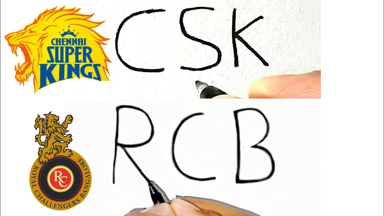 How to make a realistic symbol of RCB of IPL T20 for all the Rcbian's fans  - YouTube