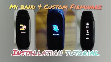 Mi band 4 custom firmware installation guide