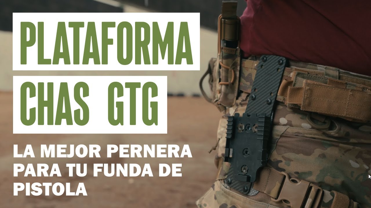 Pernera táctica CHAS - Adaptador funda pistola