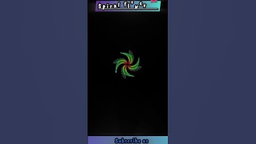 Spiral Flower Animation with Python Turtle 🌸 | Rainbow Illusion Coding Art | Satisfying Shorts