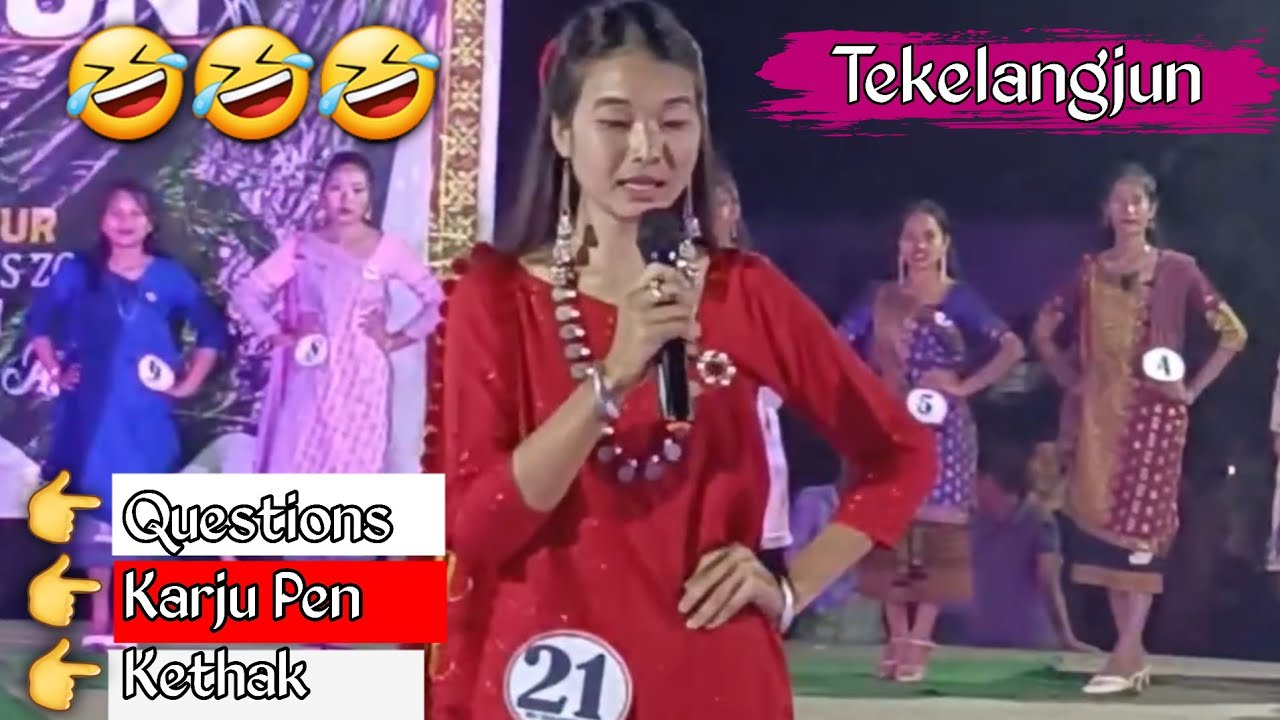 Karju Pen Kethak || Miss Tekelangjun || Qustion Round || 31st ZKYF 2023 || Lang Iktha