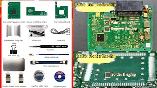 How to Use Yanhua JLR KVM Solder Kit to Solder 2018+ JLR KVM RFA MCU- OBDII365