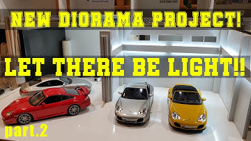Showroom and Garage Diorama part 2