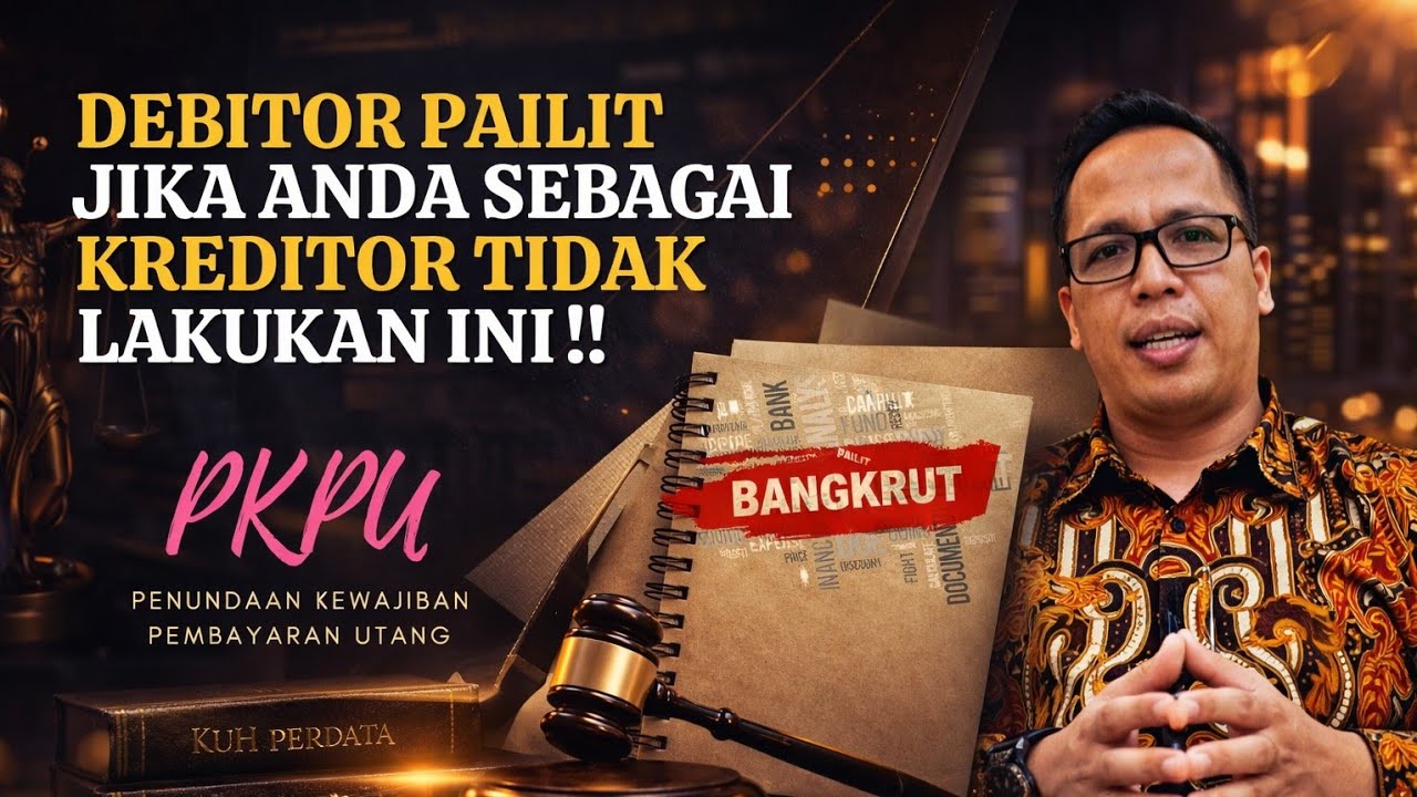 Apa yang perlu dilakukan jika Debitor Pailit/PKPU? #hukum #kurator #pengurus #kepailitan