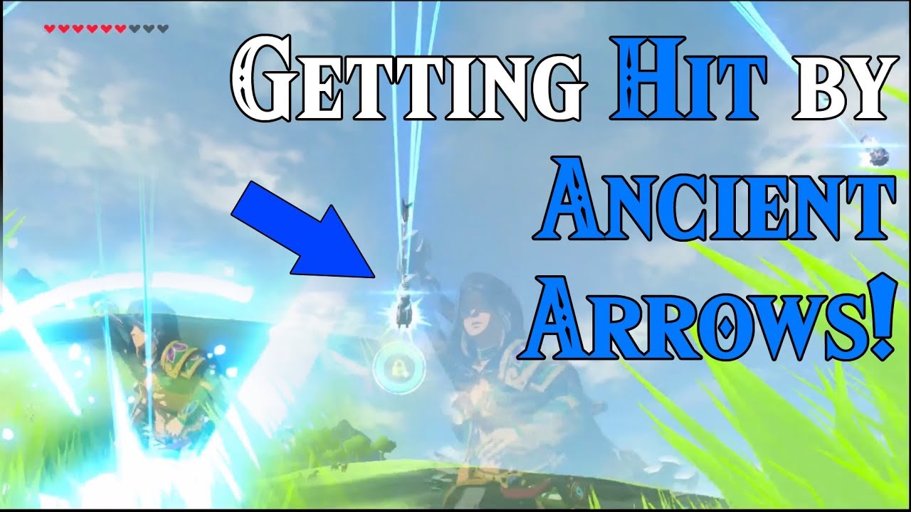 Getting HIT by ANCIENT ARROWS! Going Ancient in Zelda Breath of the