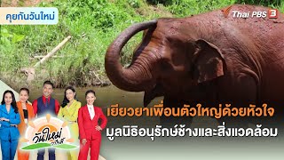 เยียวยาเพื่อนตัวใหญ่ด้วยหัวใจ มูลนิธิอนุรักษ์ช้างและสิ่งแวดล้อม | คุยกันวันใหม่