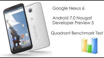Google Nexus 6 - Android 7.0 Nougat Developer Preview 5 (NPD90G) - Quadrant Benchmark Test