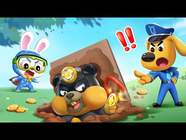 Super Cape Man | Police Cartoon | Sheriff Labrador | Cartoons | Cartoon for Kids | BabyBus class=