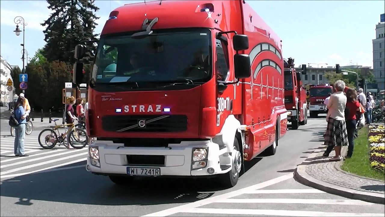 Straż pożarna - Parada wozów strażackich - 5 maja 2012