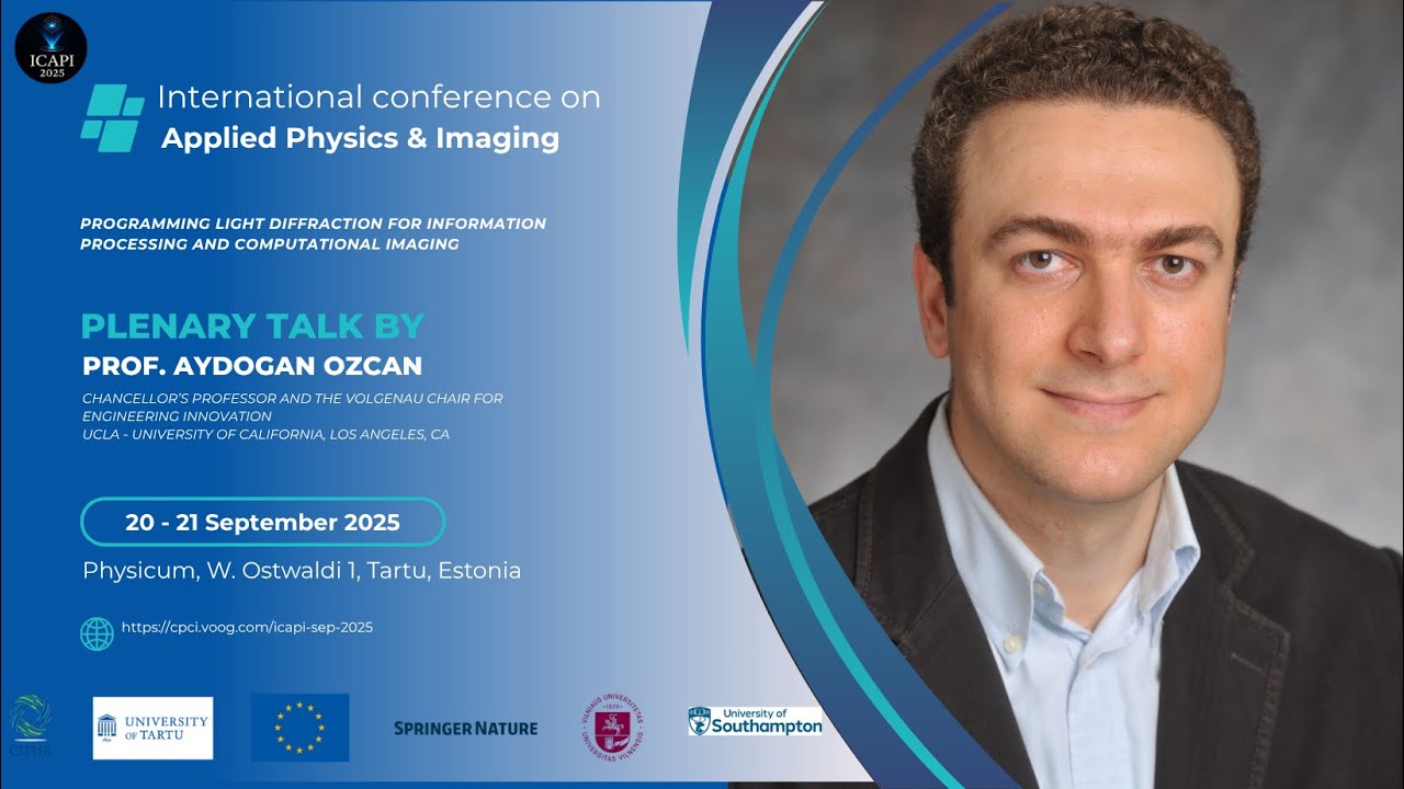 ICAPI SEP 2025 | International Conference | Plenary Presentation | Prof. Aydogan Ozcan