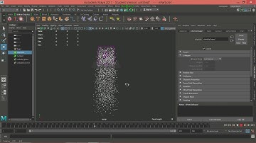 Creating rain using particles in Maya 2017
