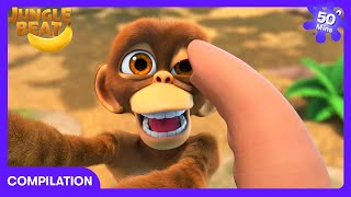 Jungle Beat - Ultimate Staring Contest! 👀 | Kids Cartoons | WildBrain Zoo