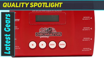 Decimator DMON-Quad 4-Channel 3G/HD/SD-SDI Quad Split Multiviewer with HDMI Outputs