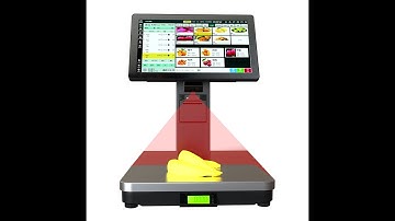Automatic identification Electronic scale with price tag printer for Supermarket and retailing