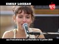 Capture de la vidéo Francofolies 2009 / Emily Loizeau (Interview)