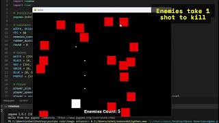 Space invaders style game (made with pygame)