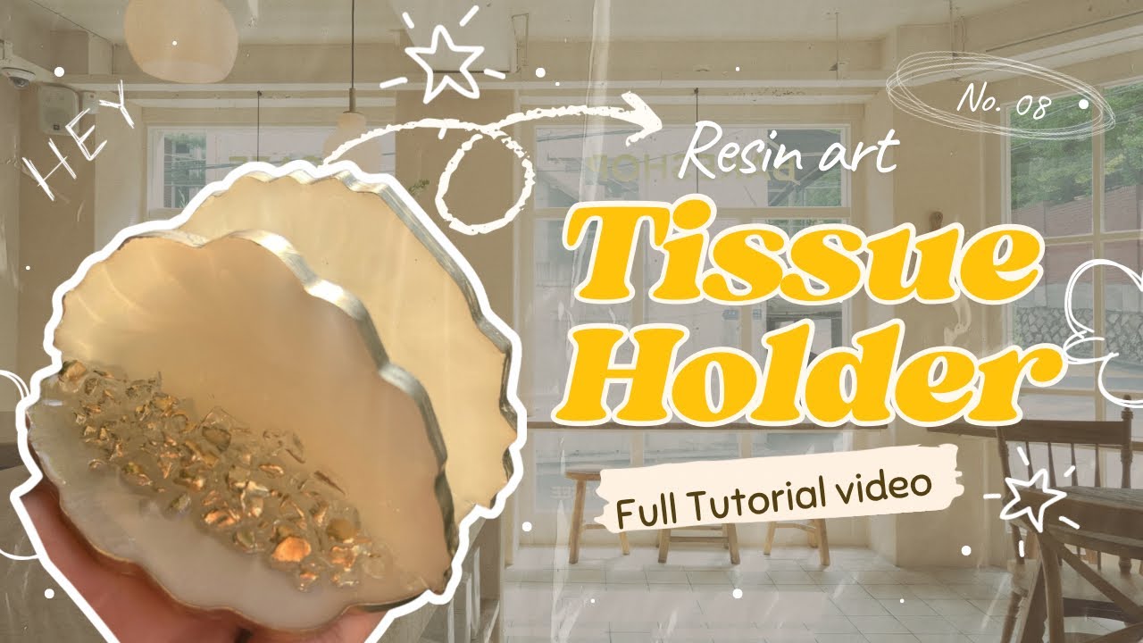 How to Make a Resin Tissue Holder at Home | Epoxy Resin Art