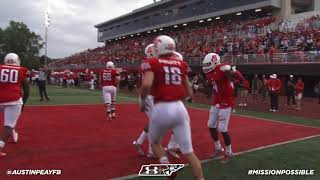 Austin Peay Football Highlights vs. #4 Jacksonville State