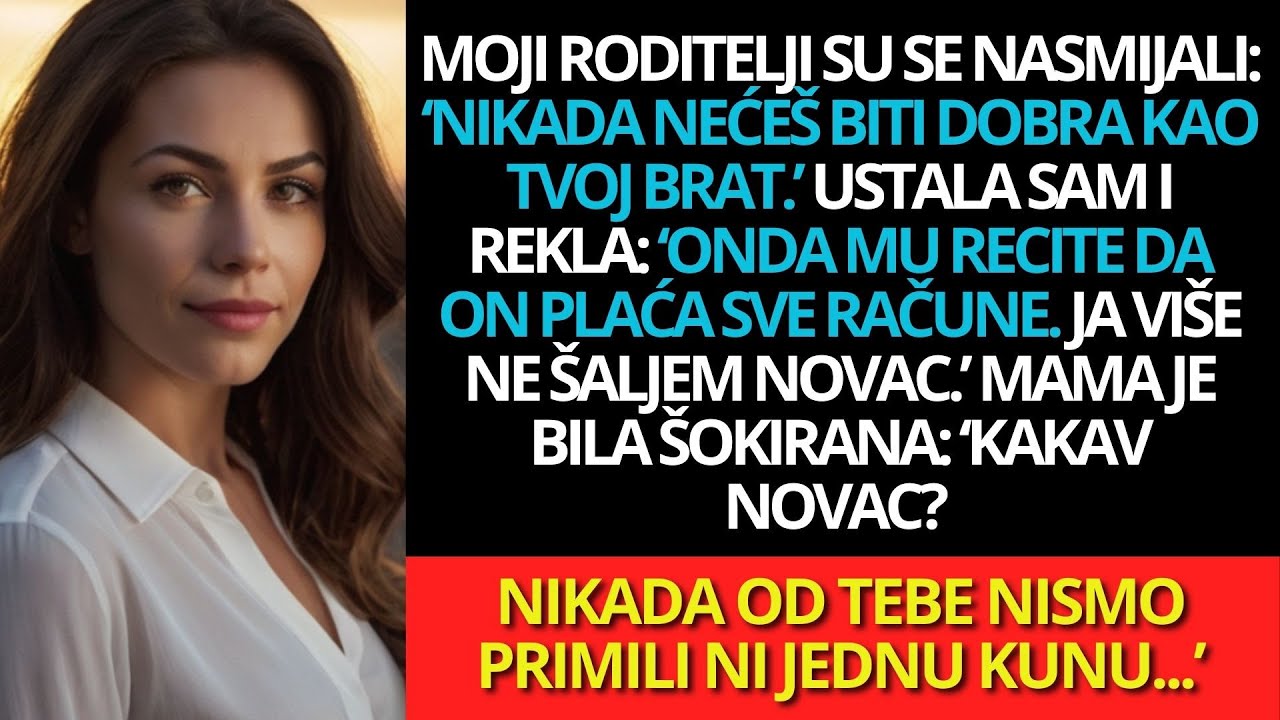 Roditelji su me smatrali promašajem, a brata slavili – dok nisu saznali da sam CFO...