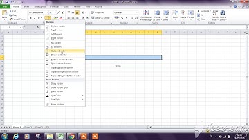 วิธีการผสานเซลล์ Excel 2010
