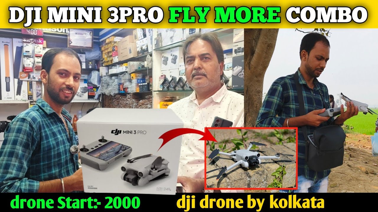DJI mini 3pro drone for Kolkata metro gali// fly more combo// DJI drone Kolkata price all details 