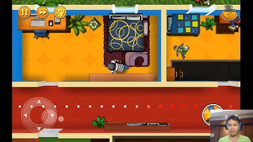 Robbery Bob Perfect Walkthrough : 1-6 Super Villain