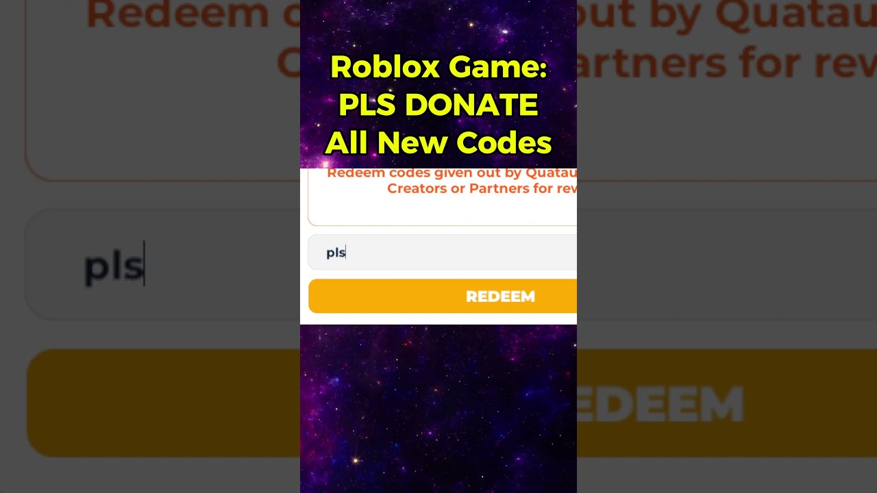 Roblox Pls Donate Codes 2025