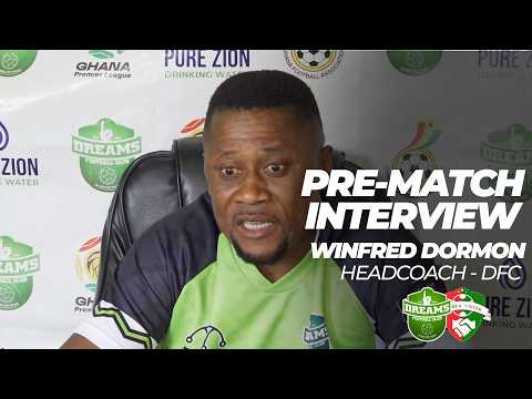 PRE MATCH INTERVIEW : WINFRED DORMON | KARELA UNITED VS DREAMS FC
